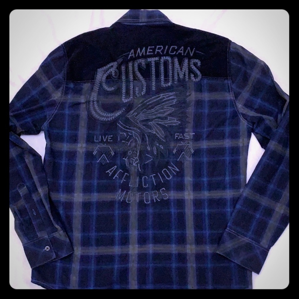 NWOT MENS AFFLICTION Button Up